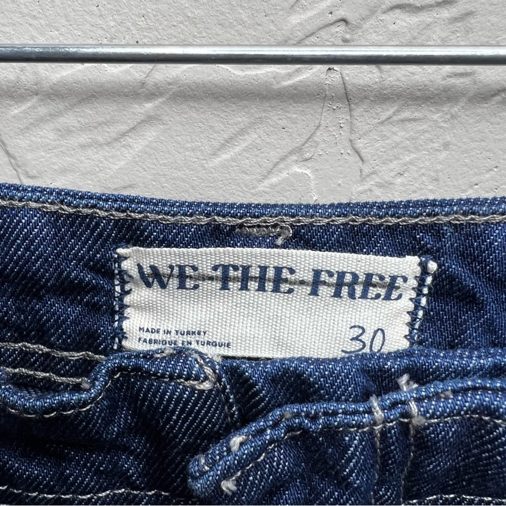 NWT We The Free Equinox Exaggerated Wide‎ Leg Trouser Denim Jeans - Picture 7 of 16